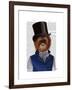 Orangutan in Top Hat-Fab Funky-Framed Art Print