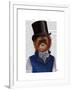 Orangutan in Top Hat-Fab Funky-Framed Art Print