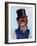 Orangutan in Top Hat-Fab Funky-Framed Art Print