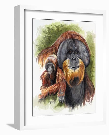 Orangutan Soul-Barbara Keith-Framed Giclee Print