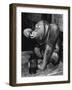 Orangutan Takes His Daily Medicine-null-Framed Photographic Print