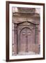 Orate Wooden Door in the Hanuman Dhoka Royal Palace Complex, Kathmandu, Nepal, Asia-John Woodworth-Framed Photographic Print