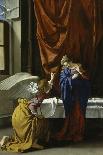 Madonna and Child with St. Frances of Rome-Orazio Gentileschi-Giclee Print