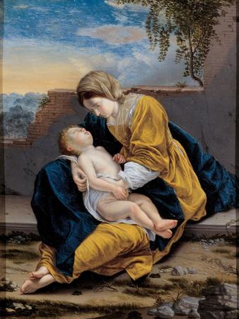 Madonna and Child in a Landscape, 1621-1624