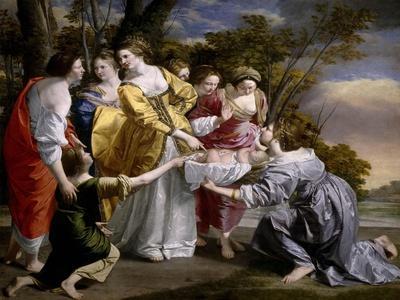 Moses Saved From the Waters', 1633, Italian School