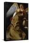 Orazio Lomi de Gentileschi / 'Saint Francis held by an Angel', ca. 1607, Italian School, Oil on...-ORAZIO GENTILESCHI-Framed Stretched Canvas