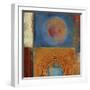 Orbis Orange and Blue-Anna Polanski-Framed Art Print