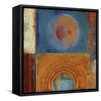 Orbis Orange and Blue-Anna Polanski-Framed Stretched Canvas