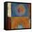 Orbis Orange and Blue-Anna Polanski-Framed Stretched Canvas