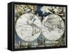 Orbis Terrarum Nova Et Accuritissima Tabula-Johanne A. Loon-Framed Stretched Canvas