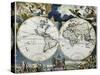 Orbis Terrarum Nova Et Accuritissima Tabula-Johanne A. Loon-Stretched Canvas