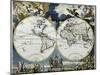 Orbis Terrarum Nova Et Accuritissima Tabula-Johanne A. Loon-Mounted Giclee Print