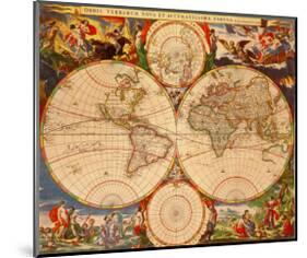 Orbis Terrarum Nova IV-Nicholas Visscher-Mounted Art Print