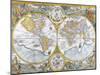 Orbis Terrarum Typus de Intero Multis in Locis Emendatus, 1594-Petrus Plancius-Mounted Giclee Print