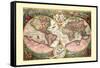 Orbis Terrarum Typus-Jan Baptist Vrients-Framed Stretched Canvas