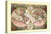Orbis Terrarum Typus-Jan Baptist Vrients-Stretched Canvas