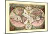 Orbis Terrarum Typus-Jan Baptist Vrients-Mounted Art Print