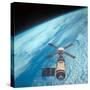 Orbiting Space Laboratory Skylab Aloft Above Earth-null-Stretched Canvas