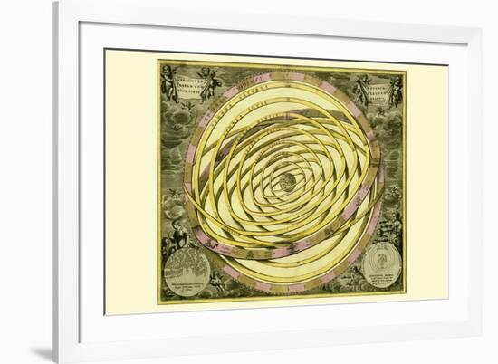 Orbium Planenarum-Andreas Cellarius-Framed Art Print