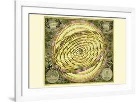 Orbium Planenarum-Andreas Cellarius-Framed Art Print