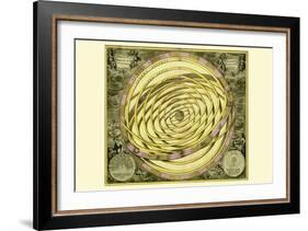 Orbium Planenarum-Andreas Cellarius-Framed Art Print
