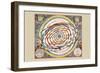 Orbium Planetarum Terram-Andreas Cellarius-Framed Premium Giclee Print