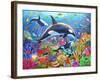 Orca Fun-Adrian Chesterman-Framed Art Print