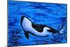 Orca Killer Whale Underwater-Megan Aroon Duncanson-Mounted Premium Giclee Print