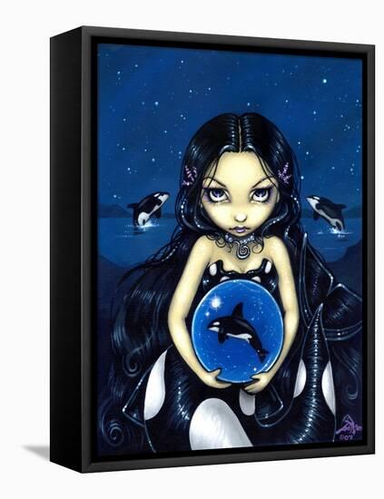 Orca Magic Mermaid-Jasmine Becket-Griffith-Framed Stretched Canvas