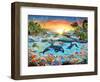 Orca Paradise-Adrian Chesterman-Framed Art Print