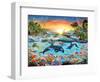 Orca Paradise-Adrian Chesterman-Framed Art Print