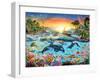 Orca Paradise-Adrian Chesterman-Framed Art Print