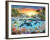 Orca Paradise-Adrian Chesterman-Framed Art Print