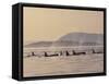 Orca Whales Surfacing in the San Juan Islands, Washington, USA-Stuart Westmoreland-Framed Stretched Canvas