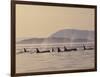 Orca Whales Surfacing in the San Juan Islands, Washington, USA-Stuart Westmoreland-Framed Photographic Print