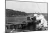 Orcas Island, Washington View of Ferry at Dock Photograph - Orcas, WA-Lantern Press-Mounted Art Print