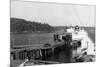 Orcas Island, Washington View of Ferry at Dock Photograph - Orcas, WA-Lantern Press-Mounted Premium Giclee Print