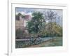 Orchard at Maubisson, Pontoise, 1876-Camille Pissarro-Framed Giclee Print