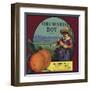 Orchard Boy Brand - Glendora, California - Citrus Crate Label-Lantern Press-Framed Art Print