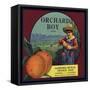 Orchard Boy Brand - Glendora, California - Citrus Crate Label-Lantern Press-Framed Stretched Canvas