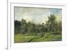 Orchard, C. 1865-69-Charles Francois Daubigny-Framed Premium Giclee Print