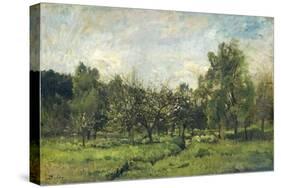 Orchard, C. 1865-69-Charles Francois Daubigny-Stretched Canvas