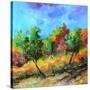 Orchard in autumn-Pol Ledent-Stretched Canvas