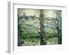 Orchard in Blossom with a View of Arles, 1889-Vincent van Gogh-Framed Giclee Print