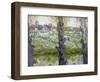 Orchard in Blossom with View of Arles, 1889-Vincent van Gogh-Framed Premium Giclee Print