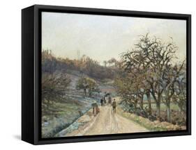 Orchard Near D'Osny, Pontoise, 1874-Edgar Degas-Framed Stretched Canvas