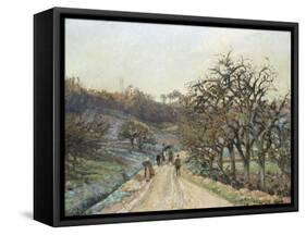 Orchard Near D'Osny, Pontoise, 1874-Camille Pissarro-Framed Stretched Canvas