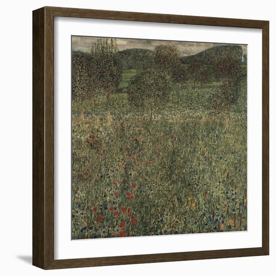 Orchard or Field of Flowers, Ca 1905-Gustav Klimt-Framed Giclee Print