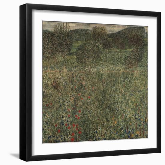Orchard or Field of Flowers, Ca 1905-Gustav Klimt-Framed Giclee Print