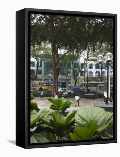 Orchard Road, Singapore's Premier Shopping Street, Singapore, Southeast Asia-Amanda Hall-Framed Stretched Canvas